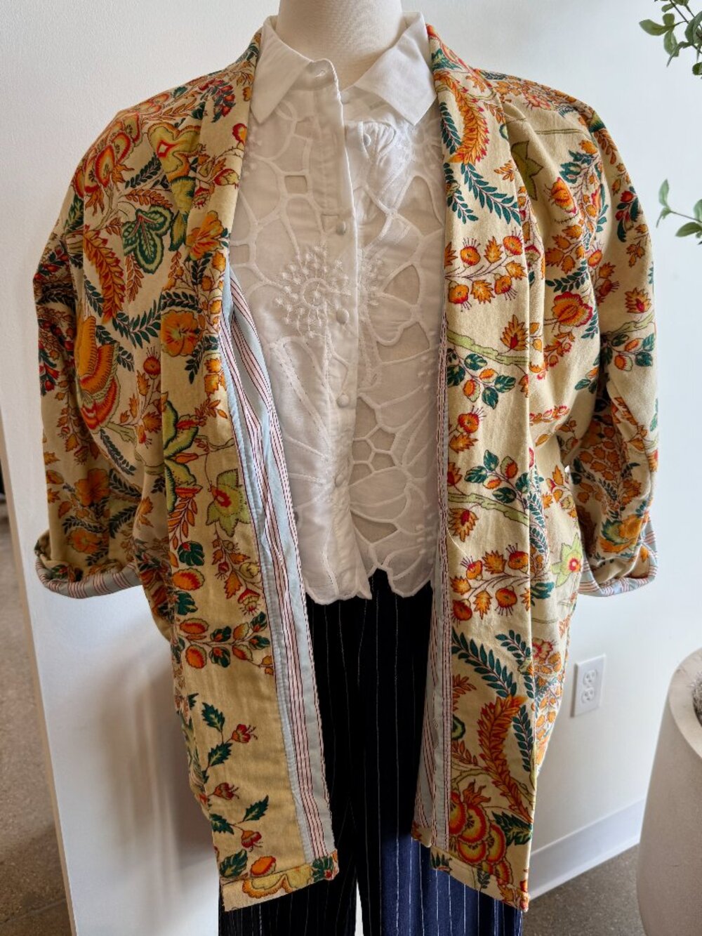 Eleanor James Velvet Lounge Jacket